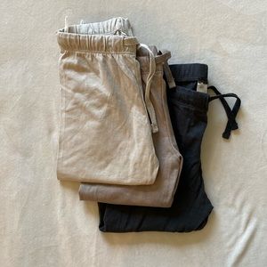 NWT H&M 3-Pack Cotton Jersey Joggers